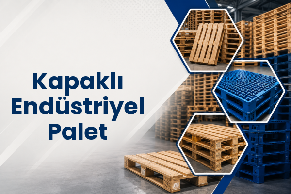 Kapaklı Endüstriyel Palet 